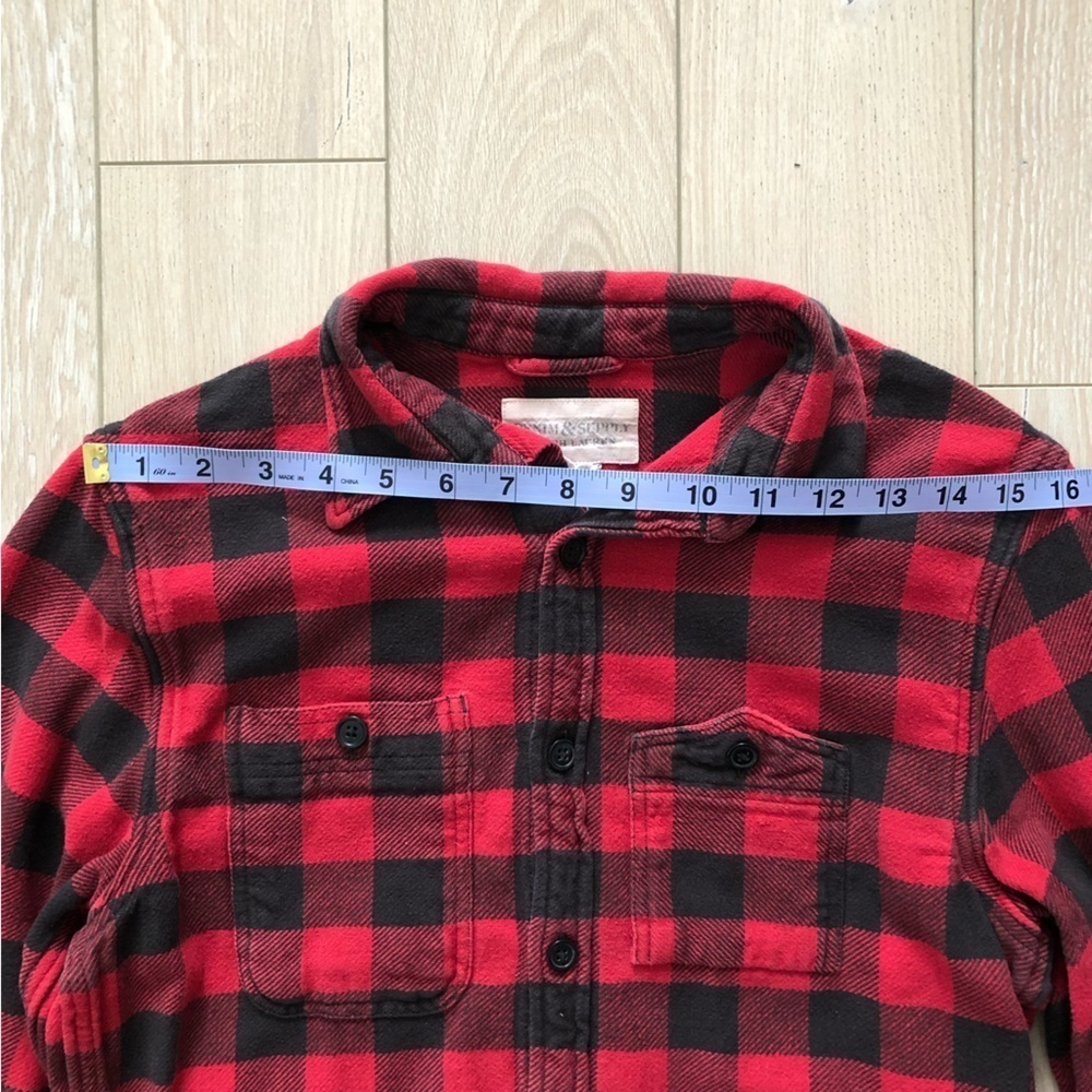 Ralph Lauren Denim & Supply Buffalo Check Flannel Shirt - Picture 10 of 10
